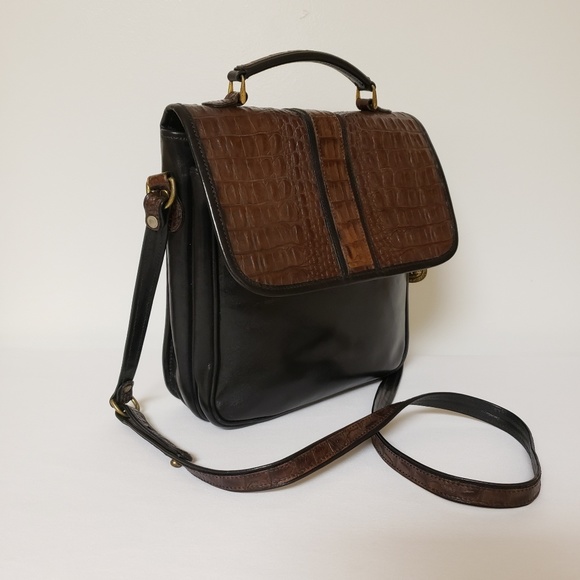 Brahmin VTG Leather Crossbody Handbag - Picture 3 of 8